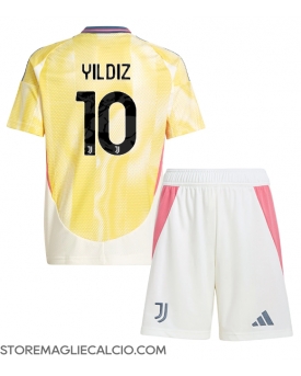 Juventus Kenan Yildiz #10 Maglia Gara Trasferta Repliche 2024-25 Bambino